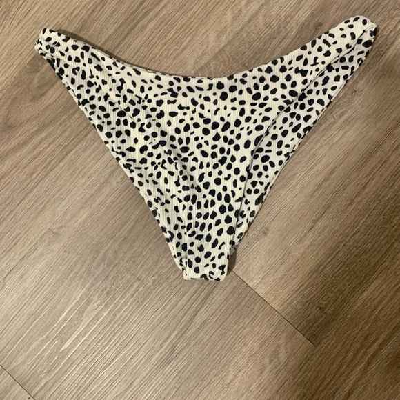 Dalmatian Print Cheeky Bikini Bottoms - Picture 1 of 3